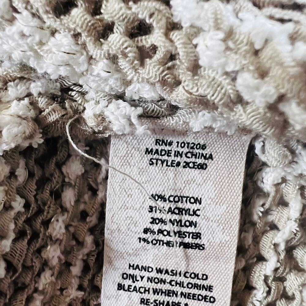Soft Surroundings Lucie Open Front Knit Cardigan Size Large - Picture 5 of 9